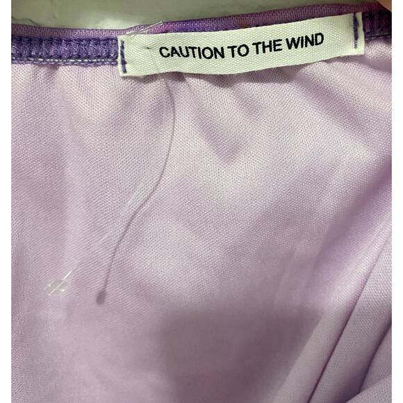 Caution to the Wind Halter Top Womens Size L Purple Pink Mesh Fairy Whimsygoth - Picture 5 of 7